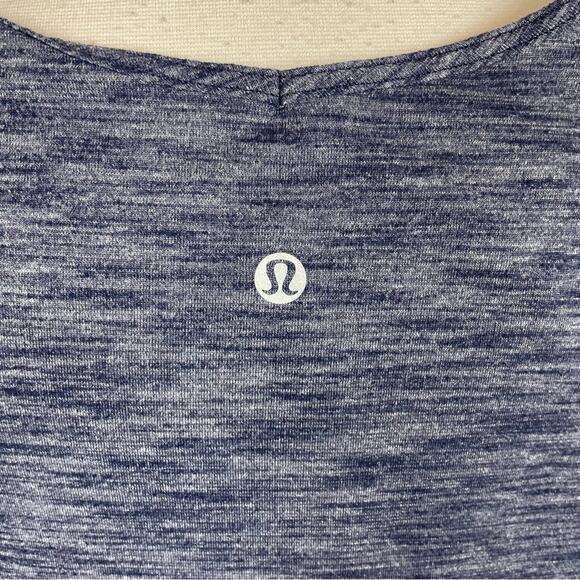 Lululemon Gray Blue V Neck Twist Tank Top Sm/ Med - Picture 5 of 9